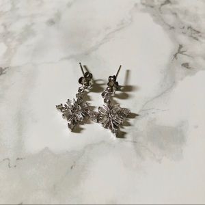 Snowflake Dangle Earrings